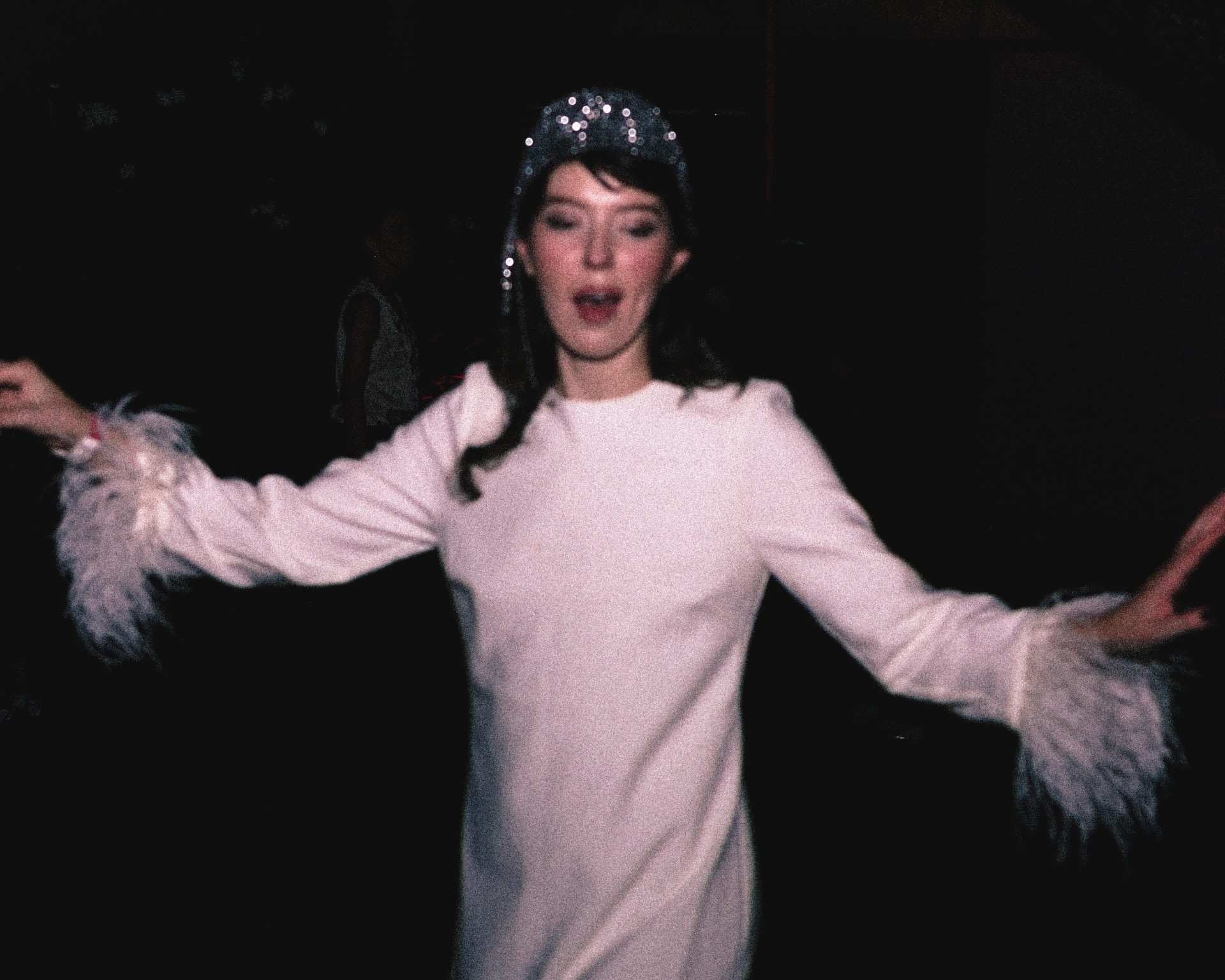 Serata di festa, vestito bianco