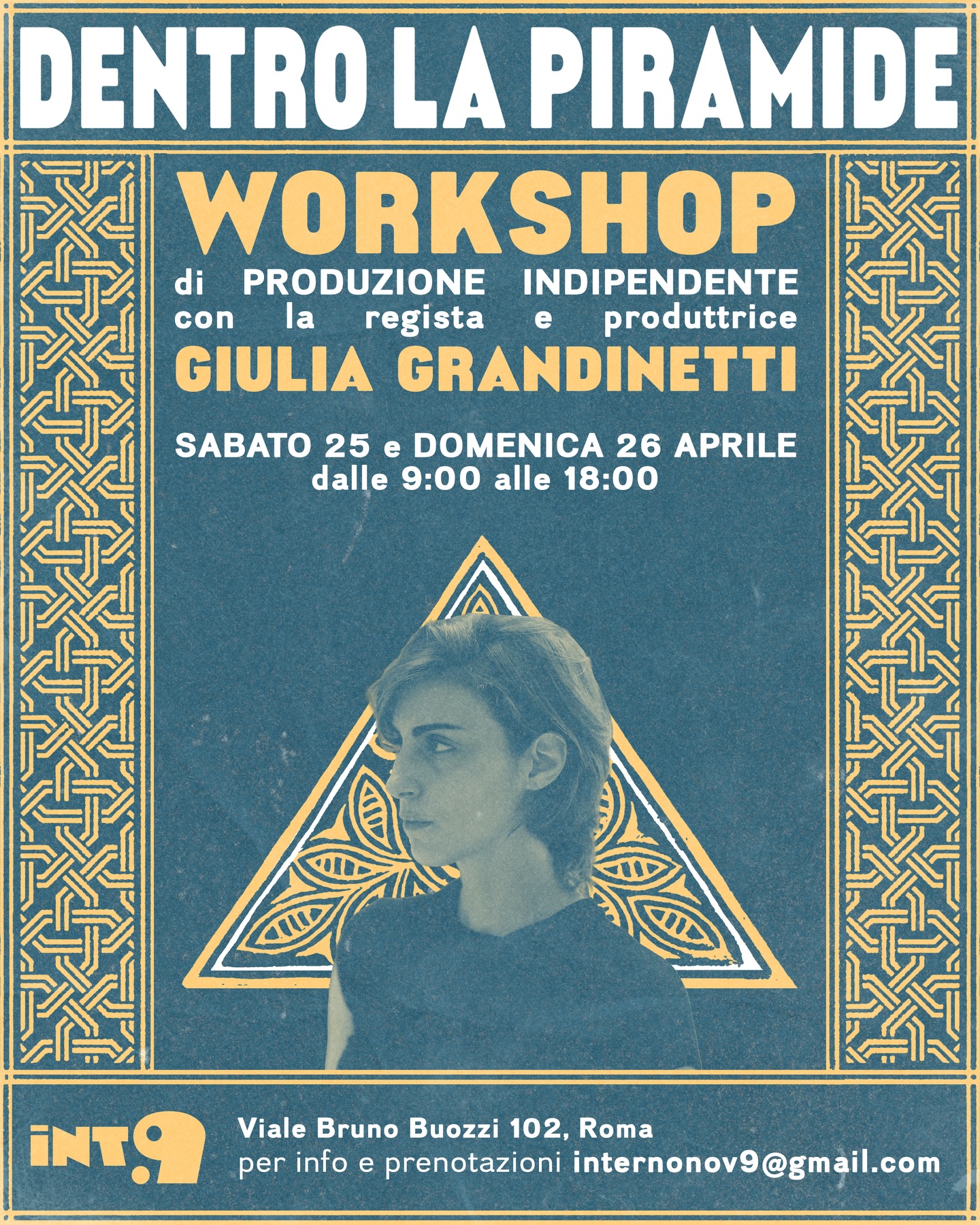 Workshop di produzione indipendente con Giulia Grandinetti